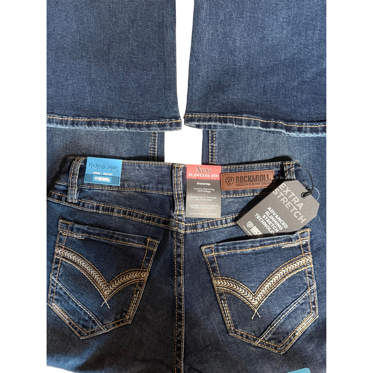 Rock & Roll Denim Flawless Fit Riding Ladies Jeans BW4RD10364