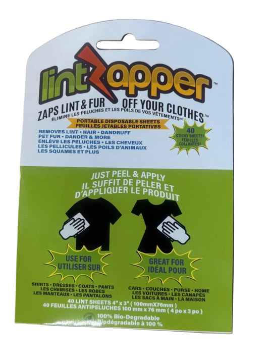Lint Zapper 40 Sticky Sheets
