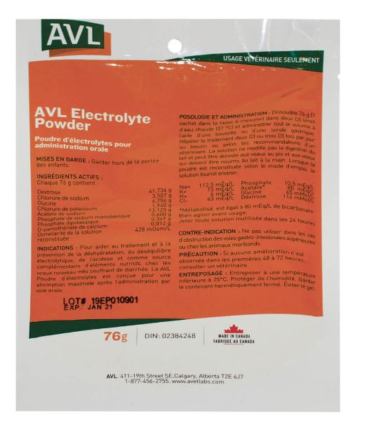 AVL Electrolyte Powder 76g