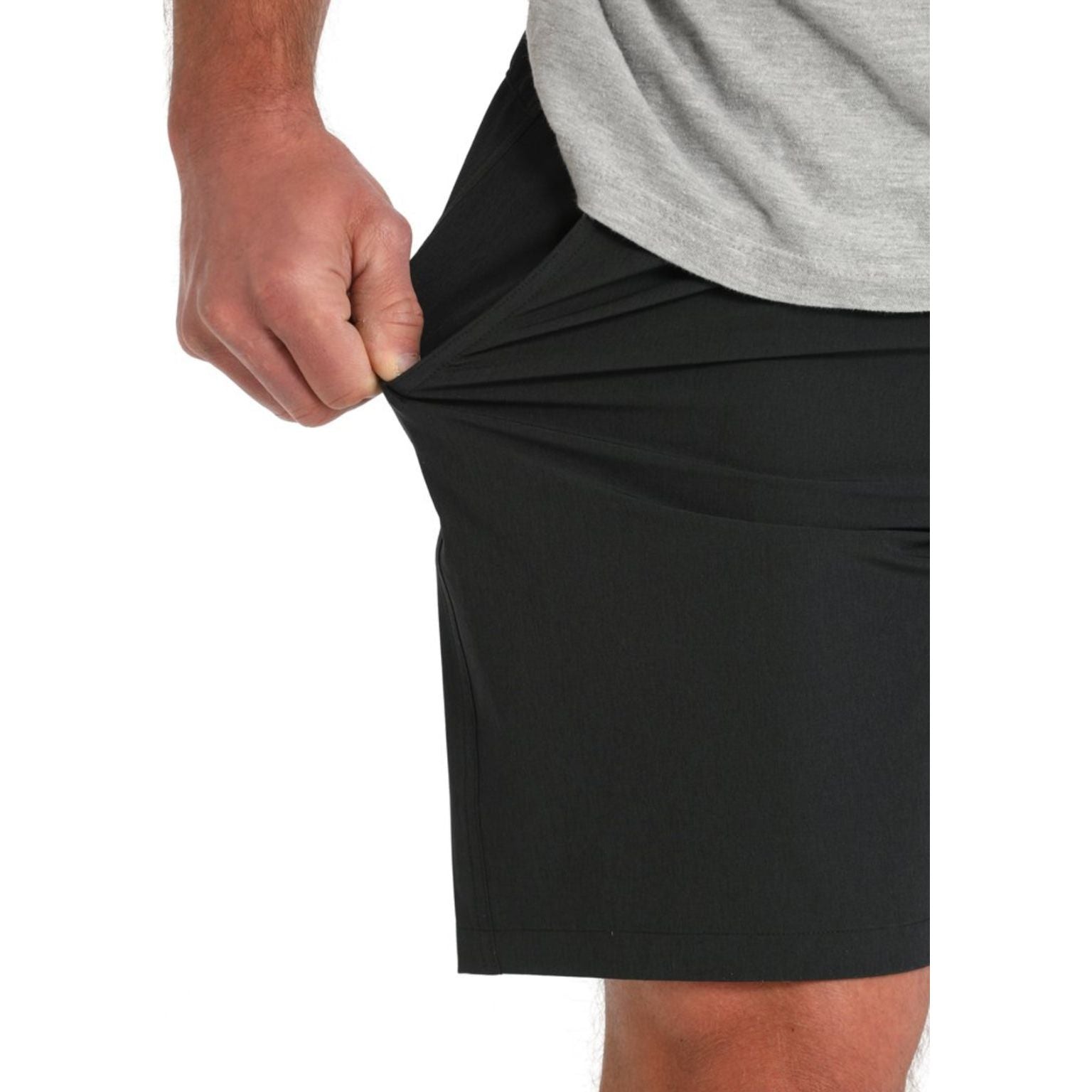 CINCH MENS SOLID ATHLETIC SHORT - BLACK