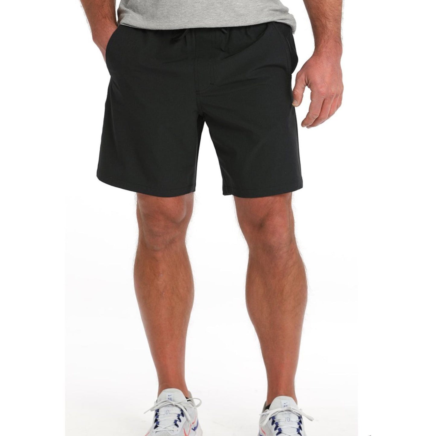 CINCH MENS SOLID ATHLETIC SHORT - BLACK