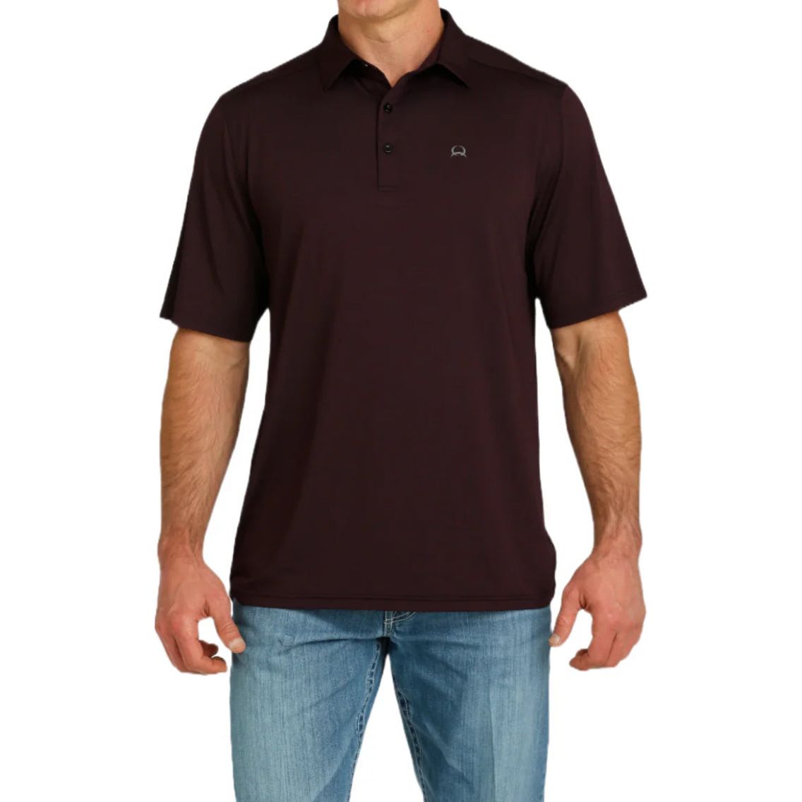 Cinch Mens Arenaflex Purple Polo Shirt