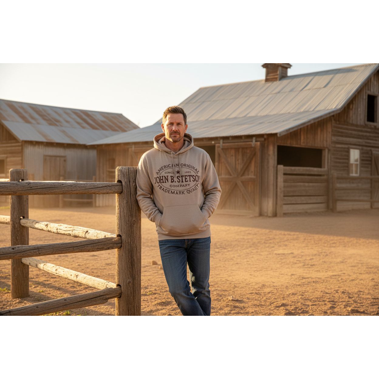 Stetson Men’s Hoodie, Brown 1109705620937