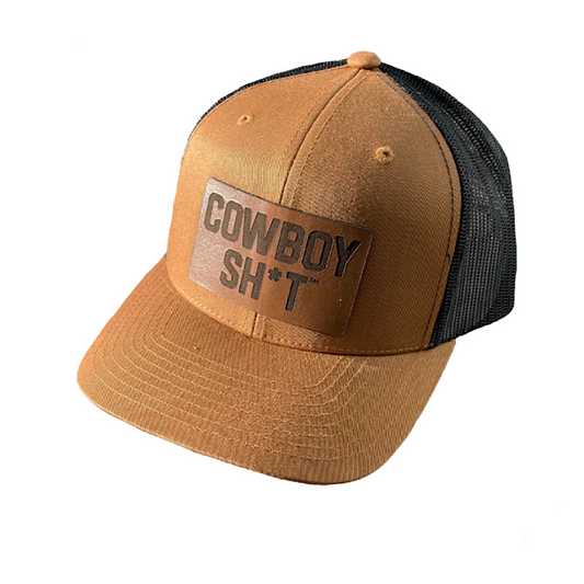 Cowboy Sh*t - The Pollockville Brown & Black Snap Back Men’s Ball Cap