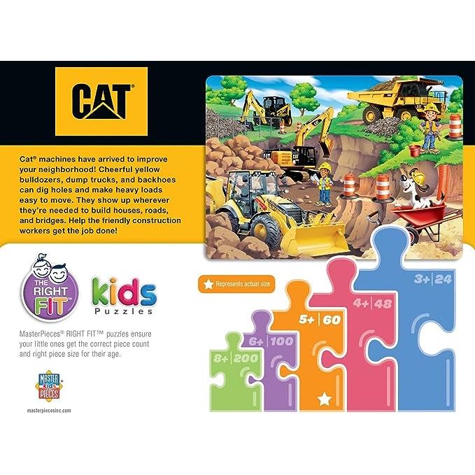 Cat - Day at the Quarry Jigsaw Puzzle 60pc 11846