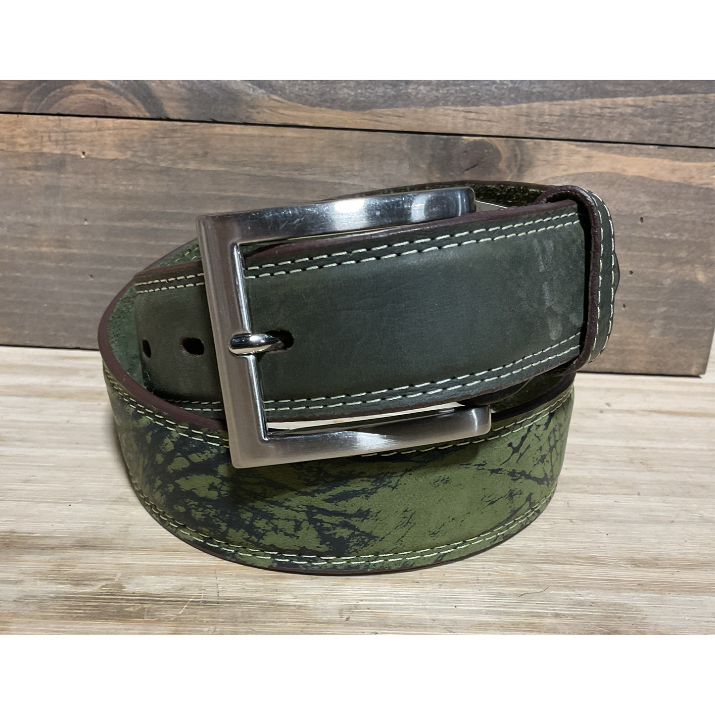 Twisted X Men’s Belt- Green Distressed XWF-16