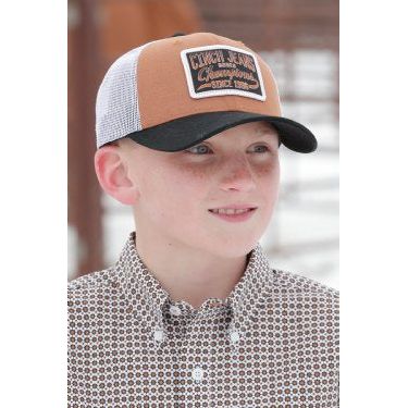 Cinch- Boys Gold/Black Ball Cap