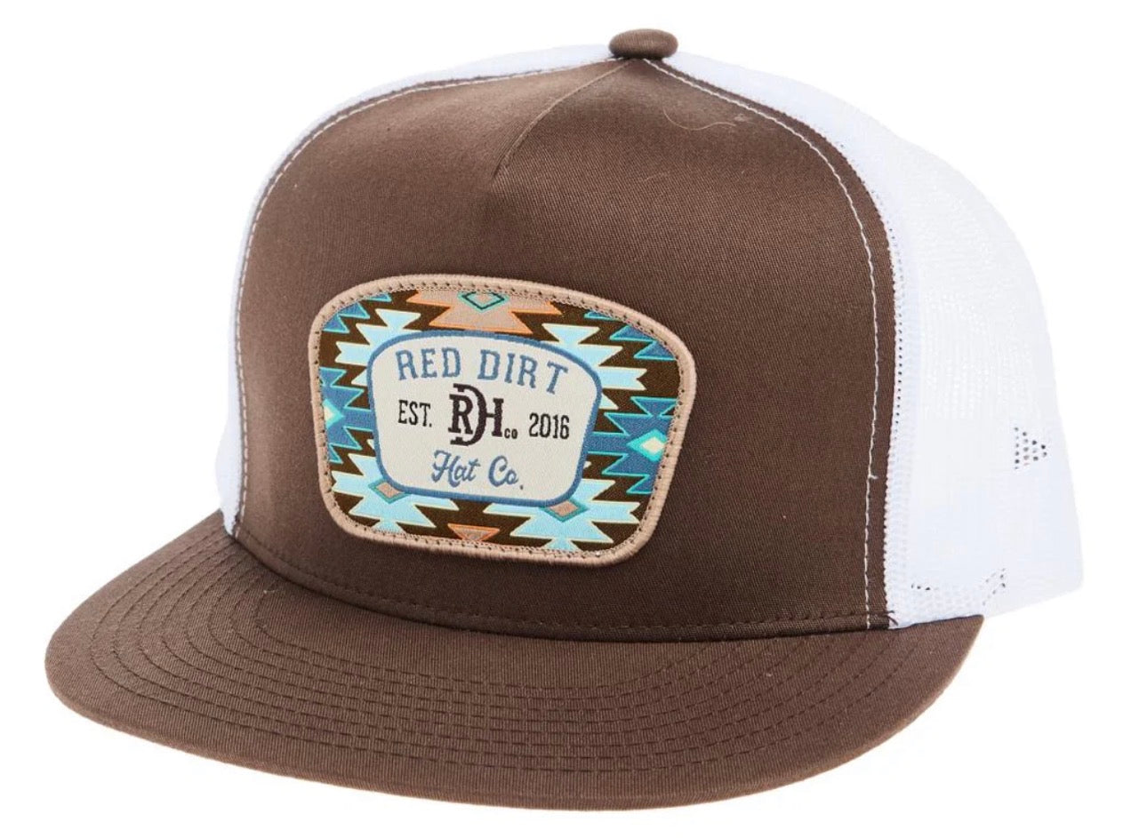 Red Dirt Hat Co. - Brown/White Aztec Jango RDHC-458