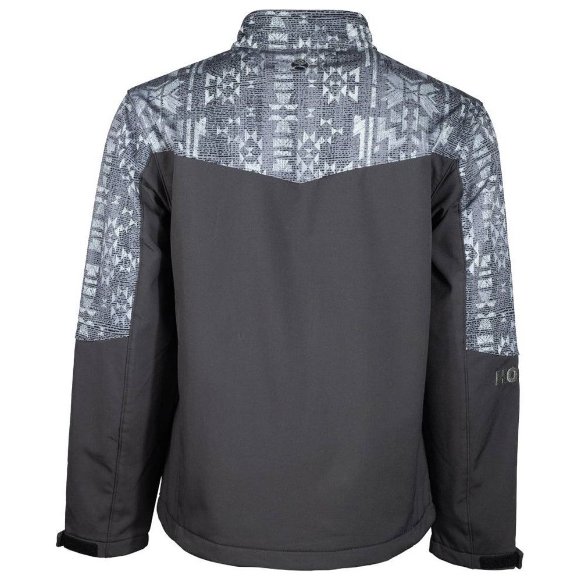 HOOEY SOFTSHELL JACKET YOUTH CHARCOAL AZTEC