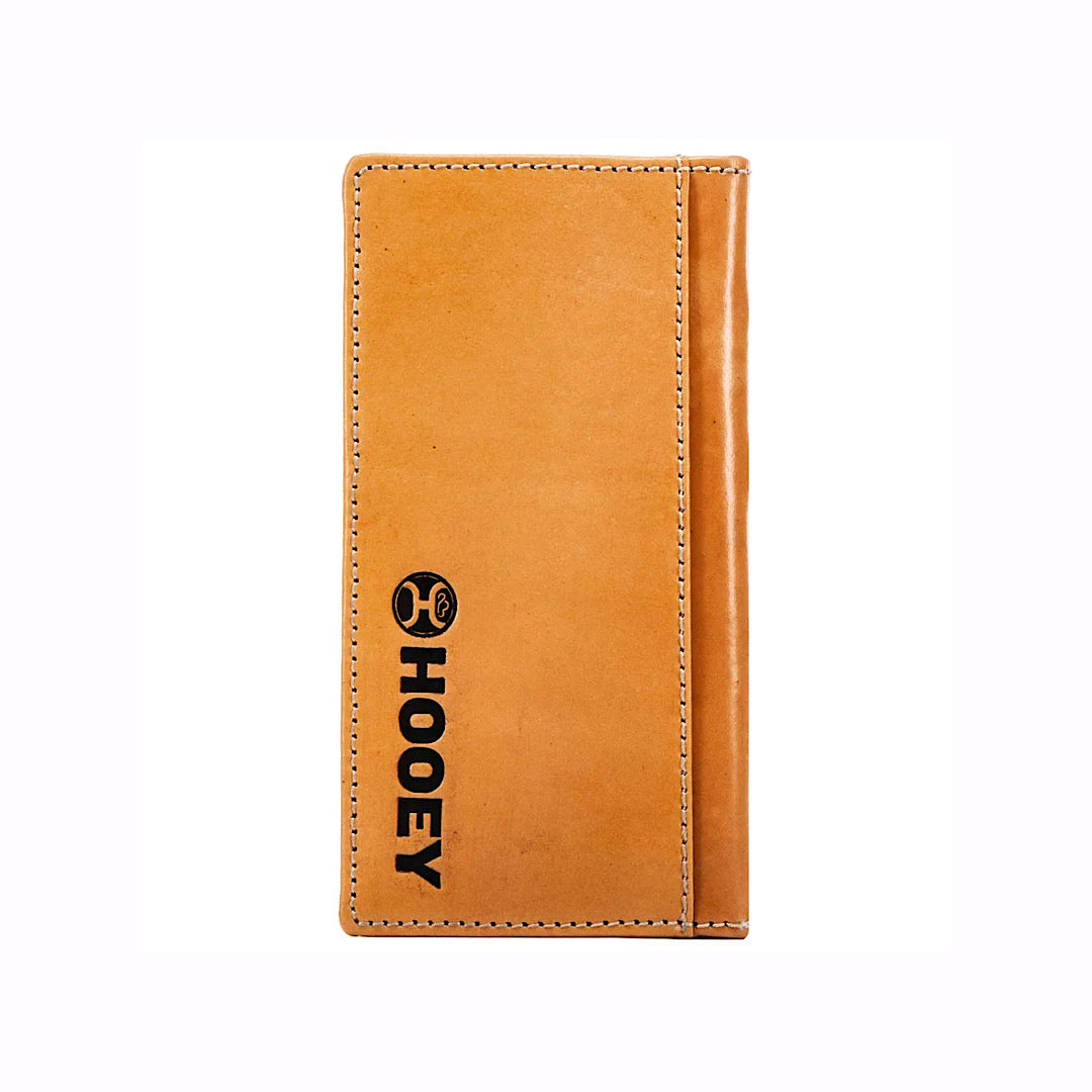 Hooey - Anhalt Tan Floral Tooled Men’s Checkbook Cover/Rodeo Wallet HW009-TN