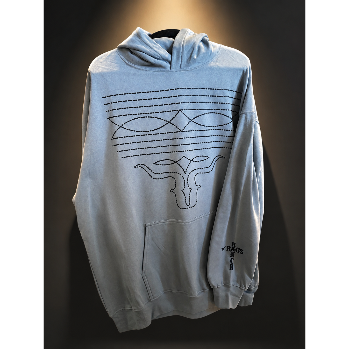 RanchRag's Longhorn Stitch Hoodie