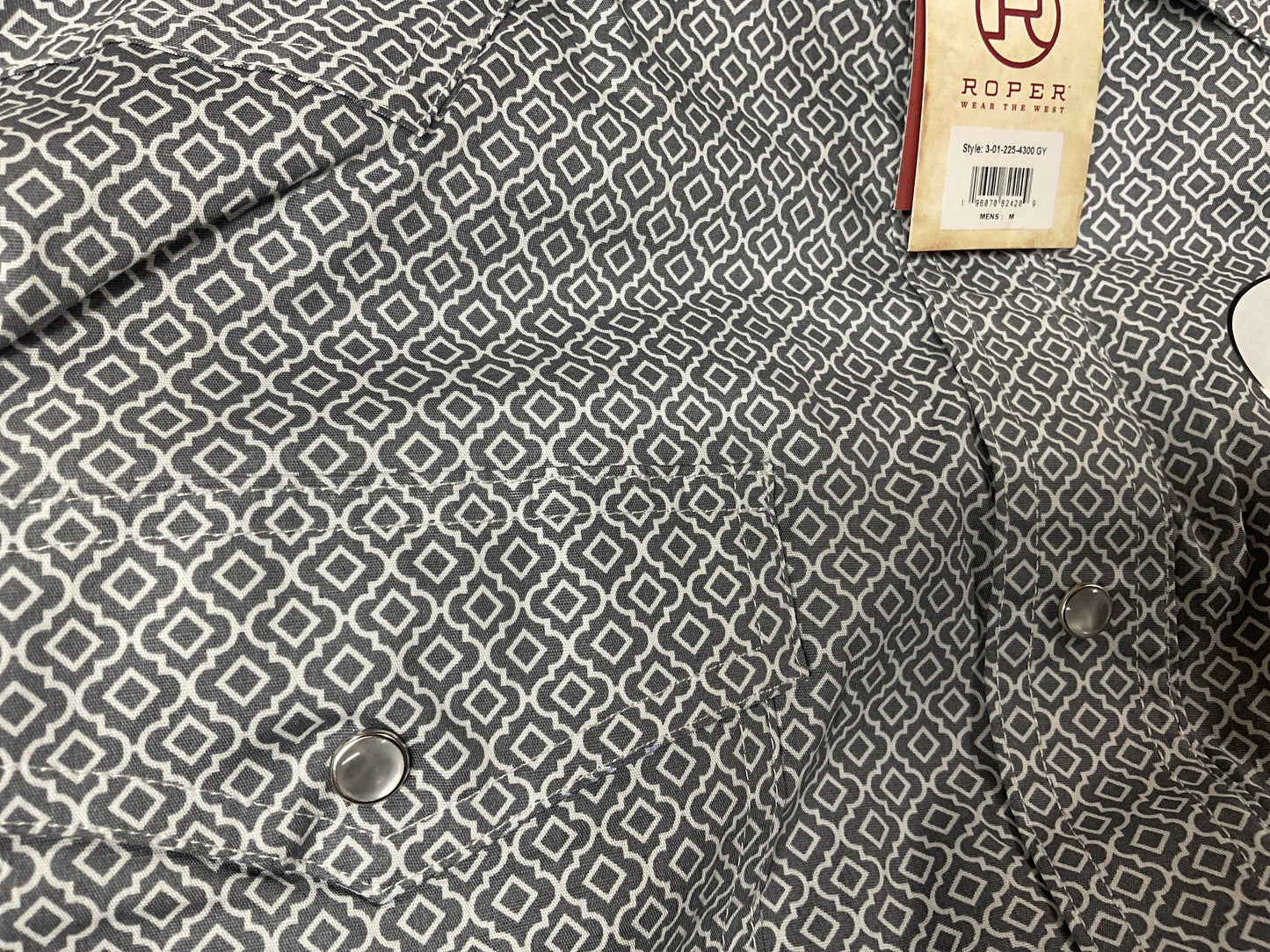 Roper Men’s Long Sleeve Western Shirt 3-01-225-4300