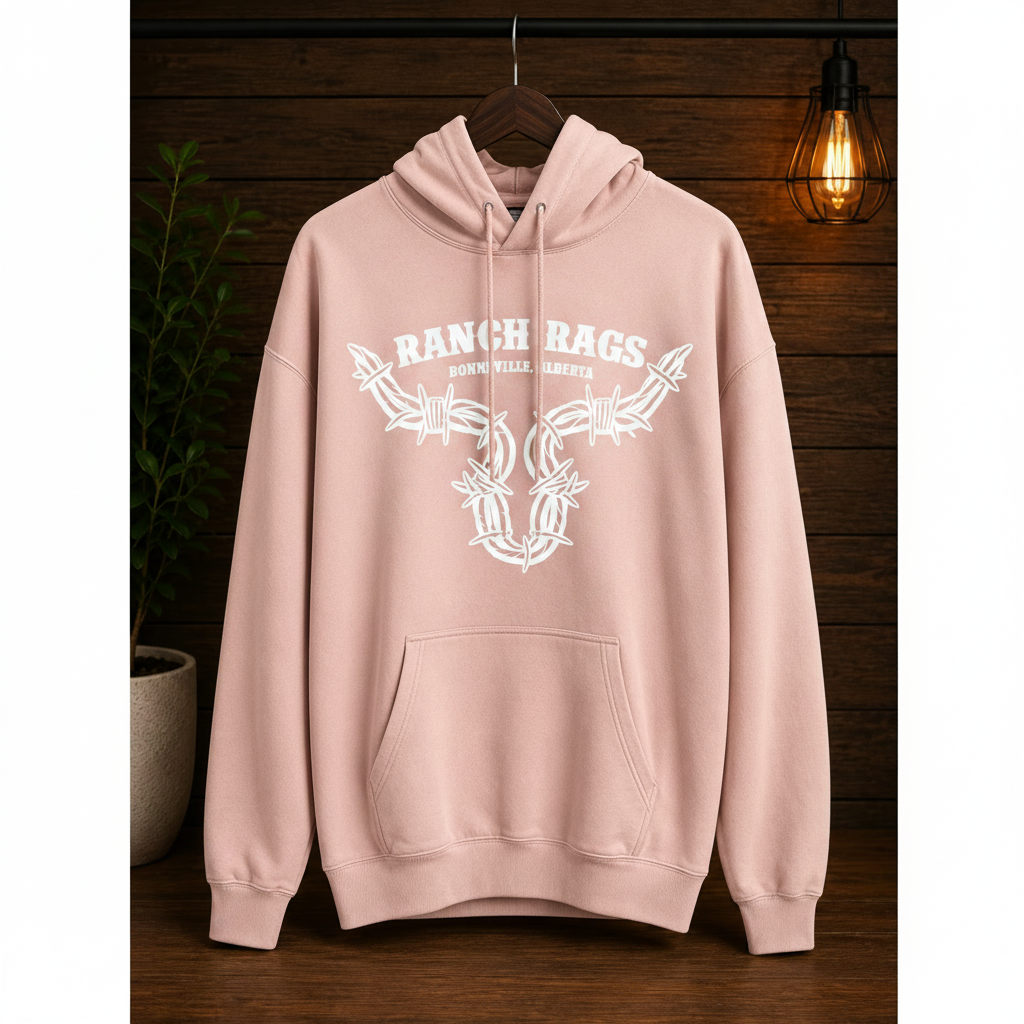 RanchRag's Ranch Tough Barbwire Hoodie