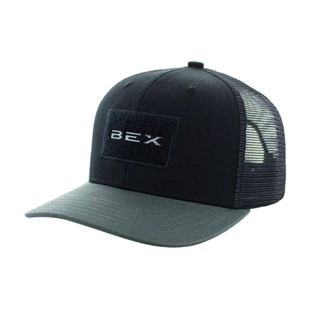 Bex - Stickem Black & Grey Snap Back Men’s Ball Cap H0171BK