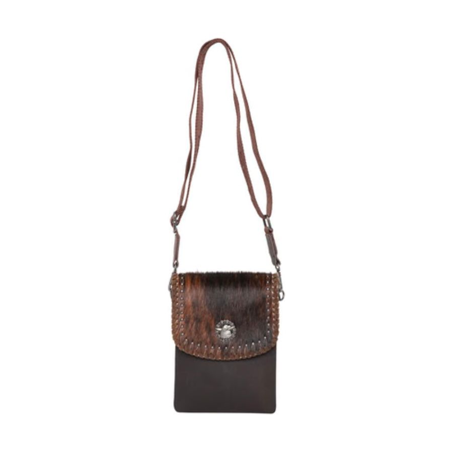 Montana West 100% Genuine Leather Hair-On Cowhide Collection Crossbody