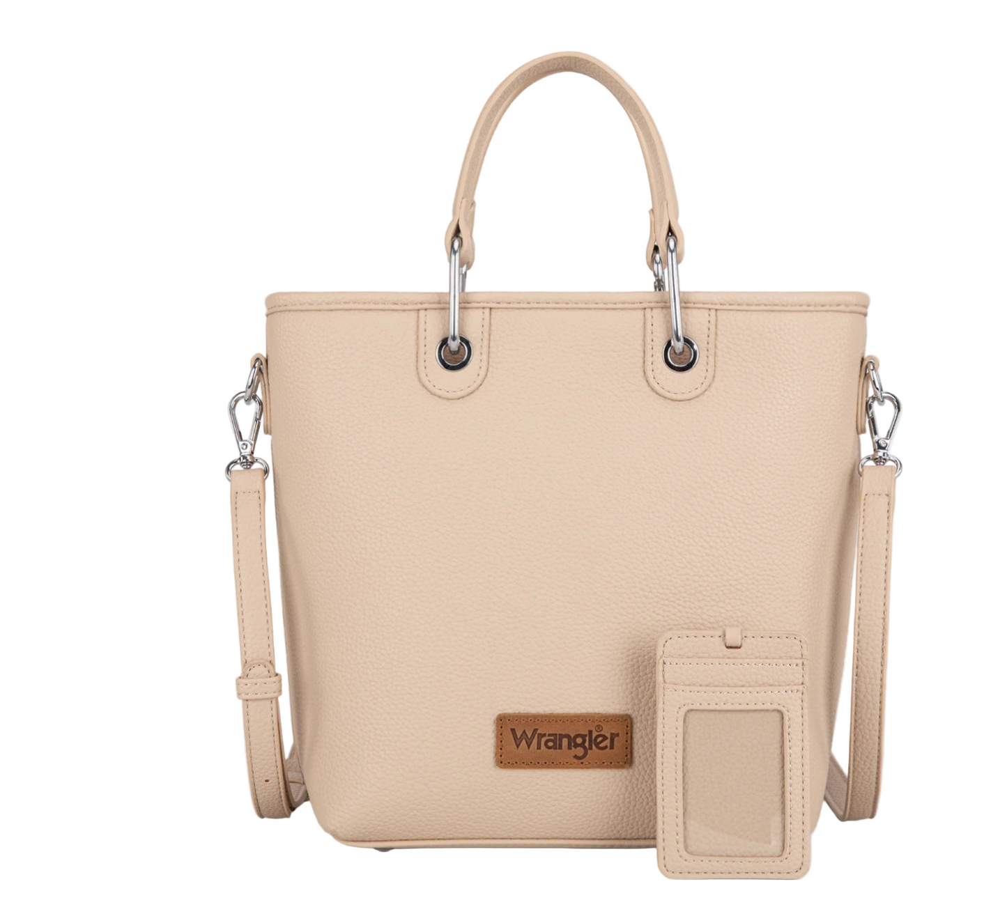 Wrangler Ladies, Top Handle Tote/Crossbody Detachable Key Ring Card Holder, WG188-8312