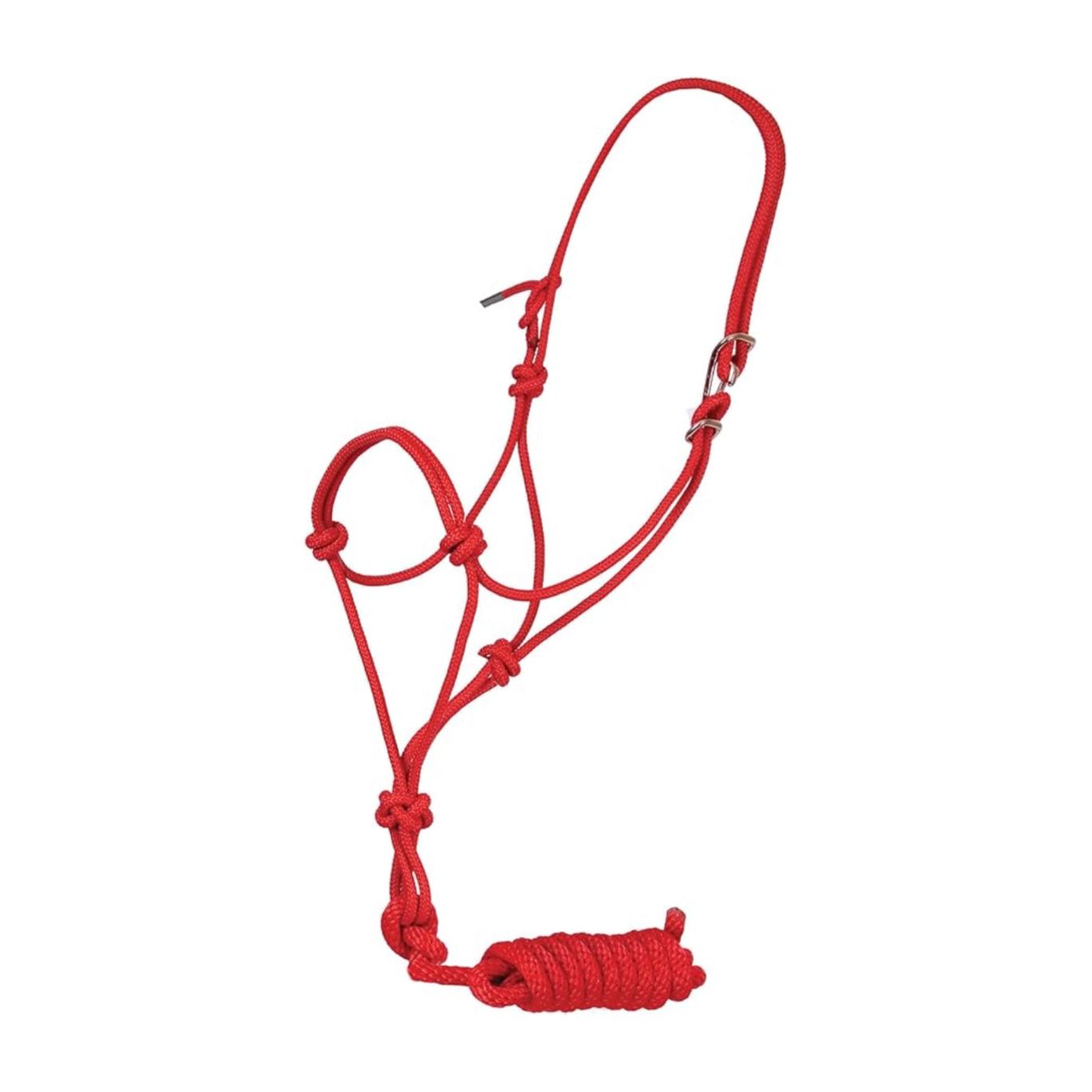 Easy On Halter, Quick Release, by Mustang 8009 Red or Black