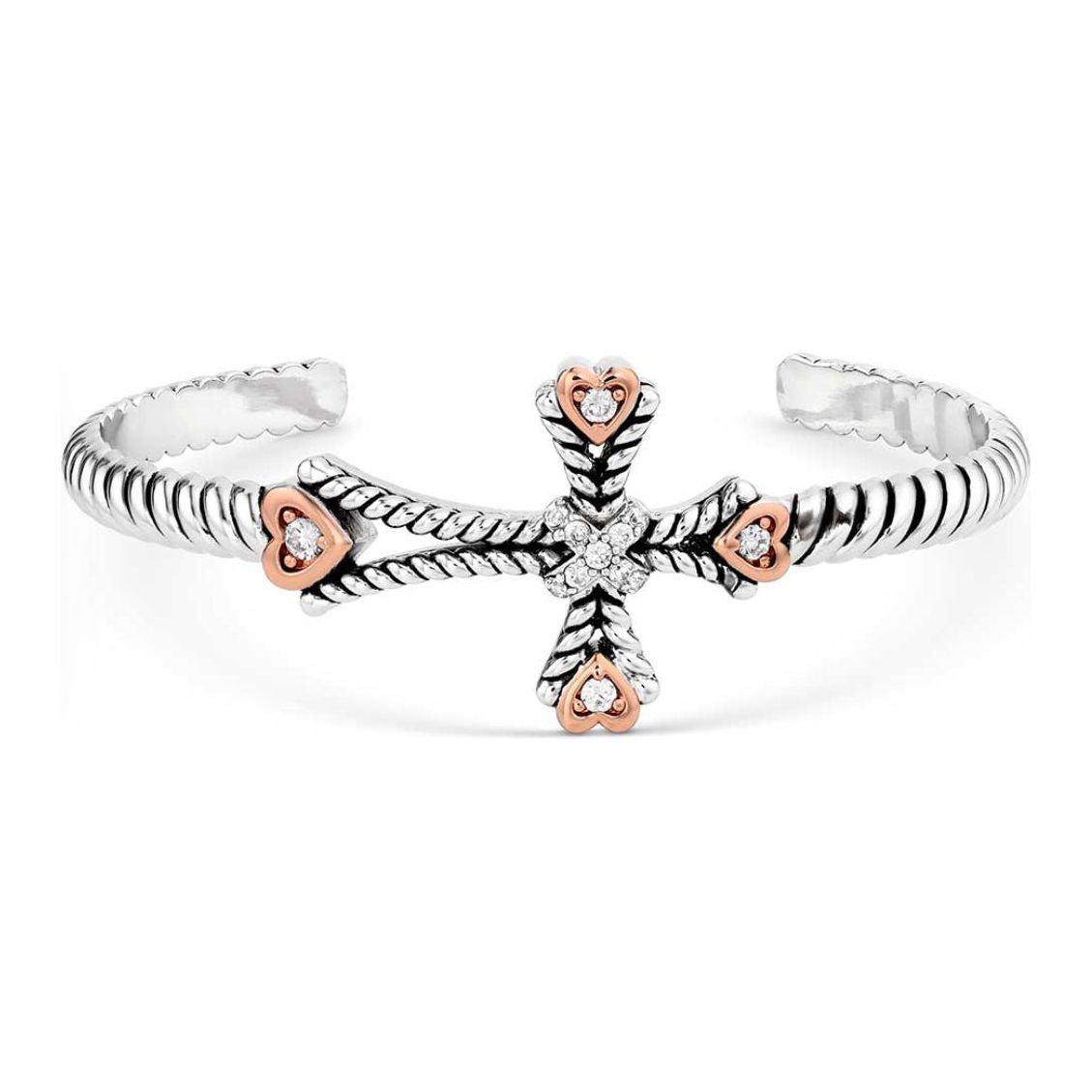 Montana Silversmith - Bracelet - Faith In My Heart Cross BC6040