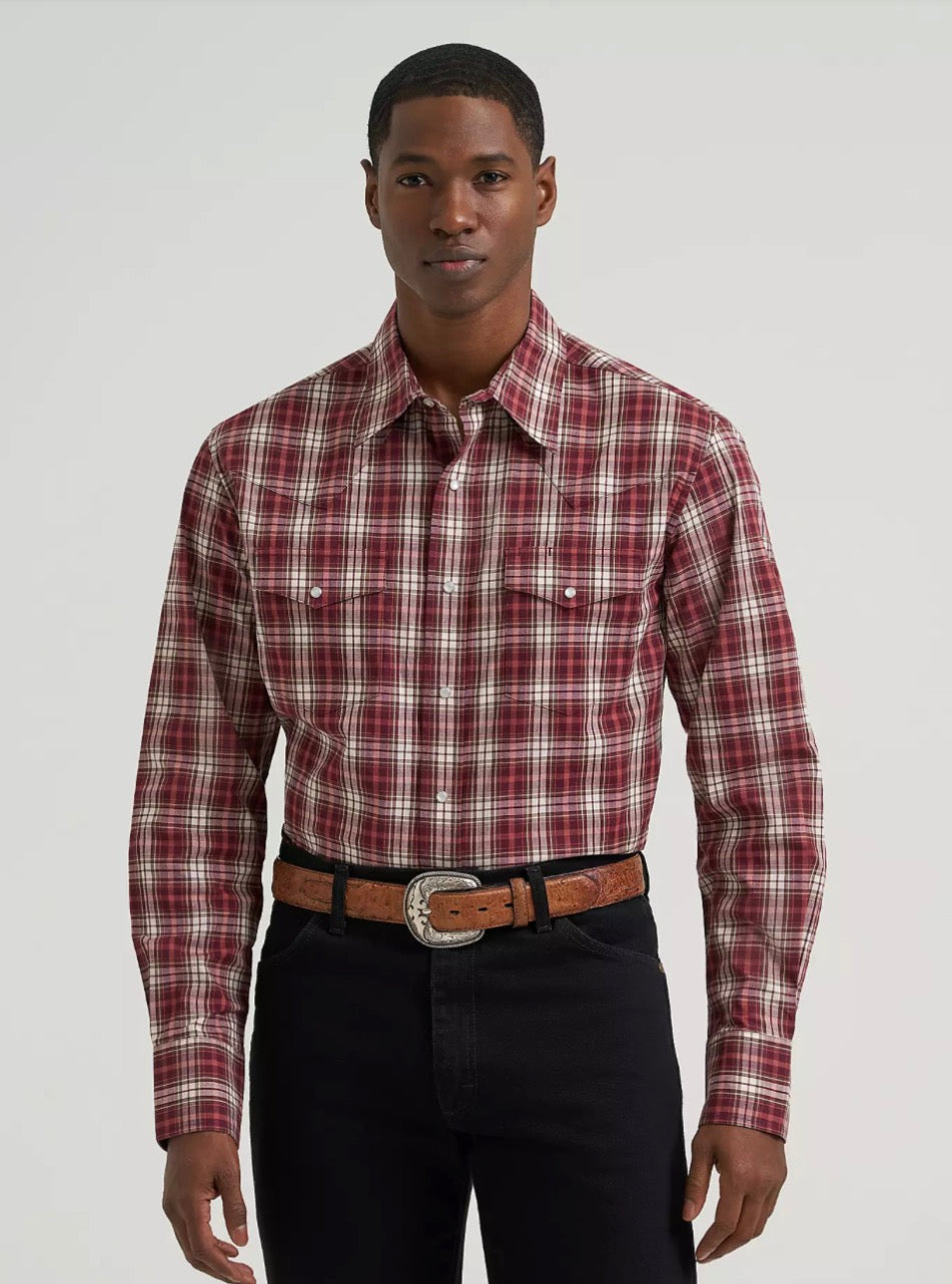 Wrangler Men's Western, Classic Fit, Snap Shirt 112385342