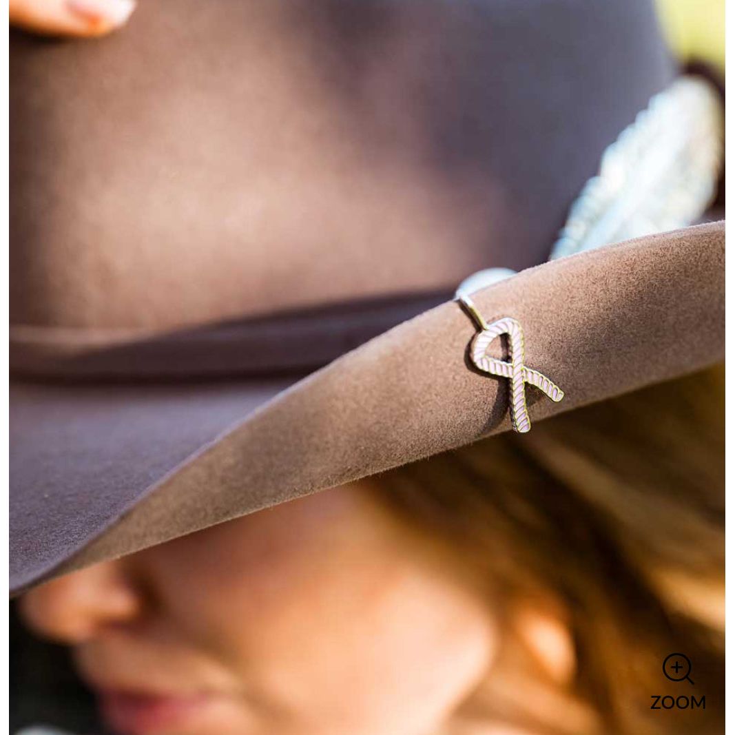 Montana Silversmith - Hat Clip- Tough Enough To Wear Pink HCP6056TWP