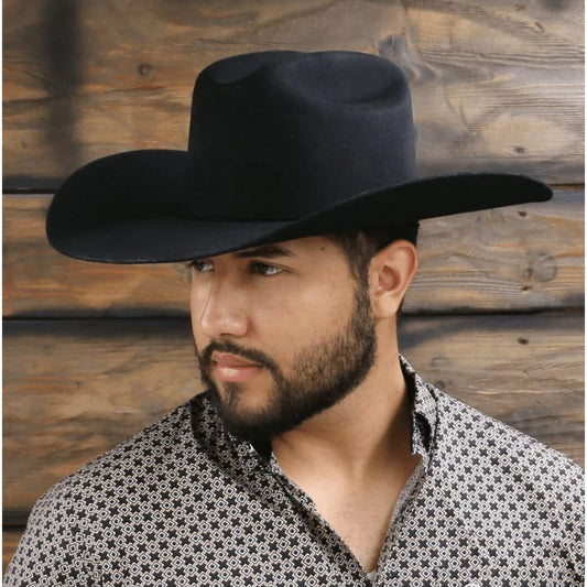 Ariat Felt Cowboy Hat, Black, 3X A7520601