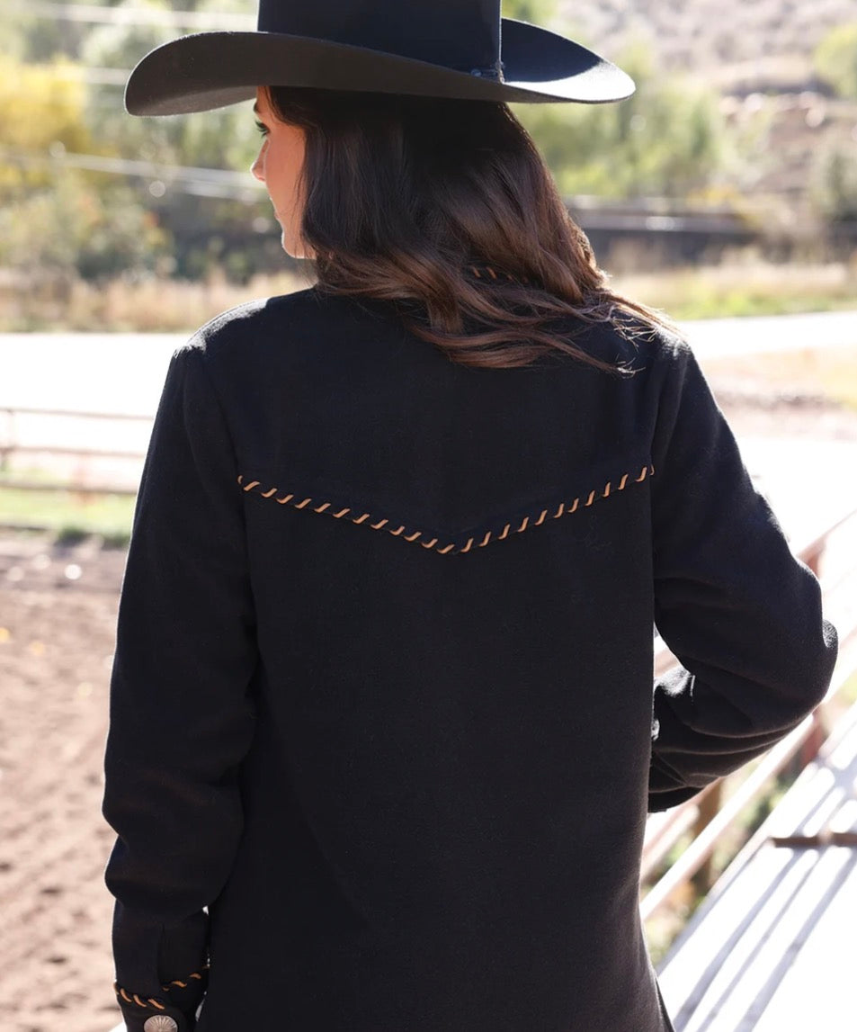 Cruel Denim Black Jacket, - CWJ7514002