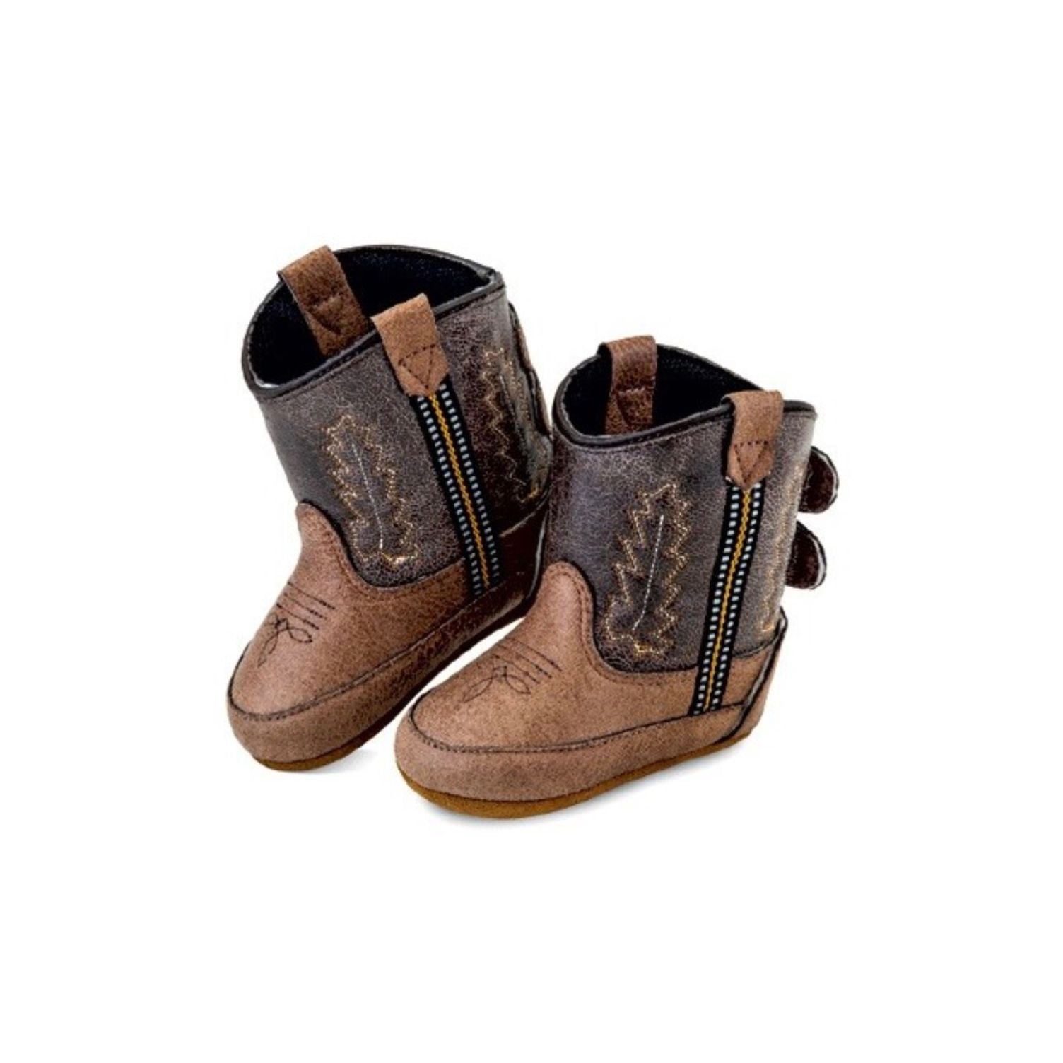Old West, Poppets, Infant Baby Soft Cowboy Boot, 10102