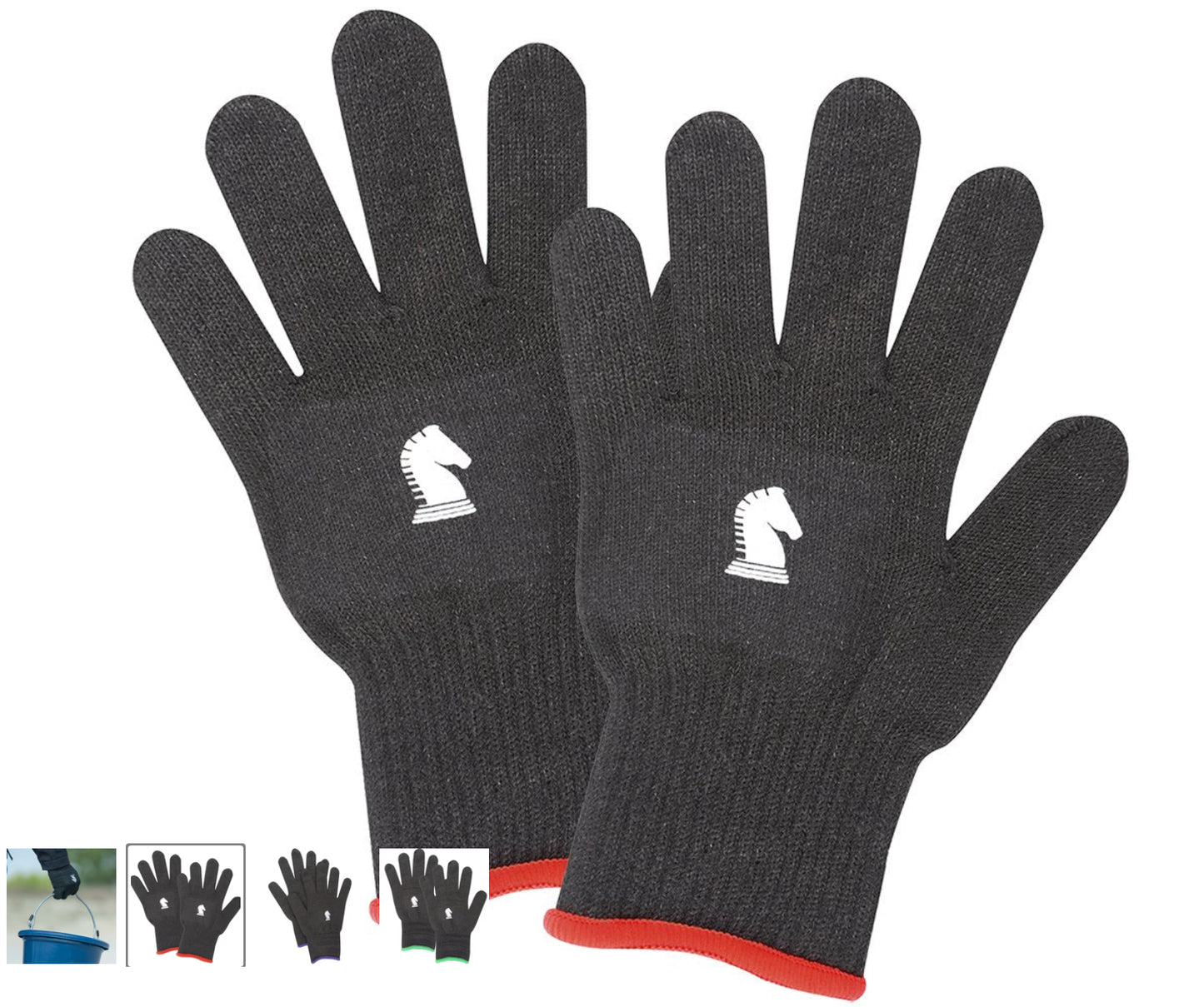 Classic Equine Winter Barn Gloves black- BGLOVEBK