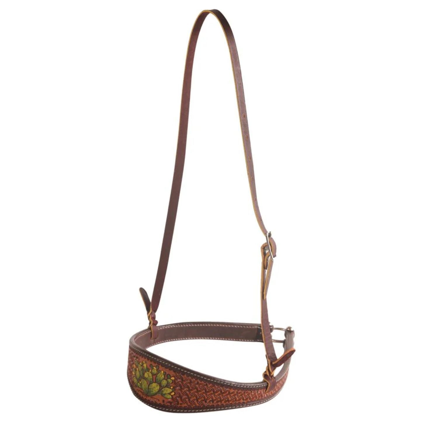 Professional’s Choice - Tooled With cactus 🌵 Inlay Tiedown Noseband 3P5026