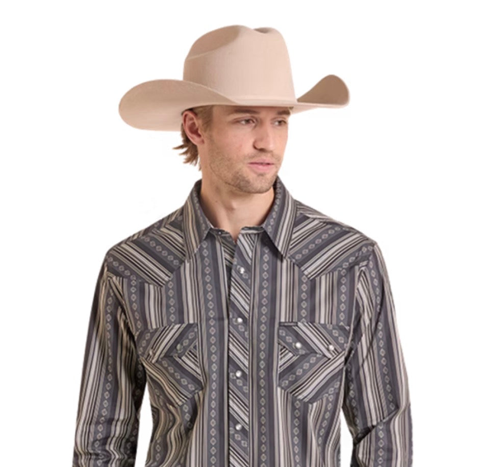 Rock & Roll Men’s, Snap, Long Sleve Shirt, Modern Fit, BMN2S10118