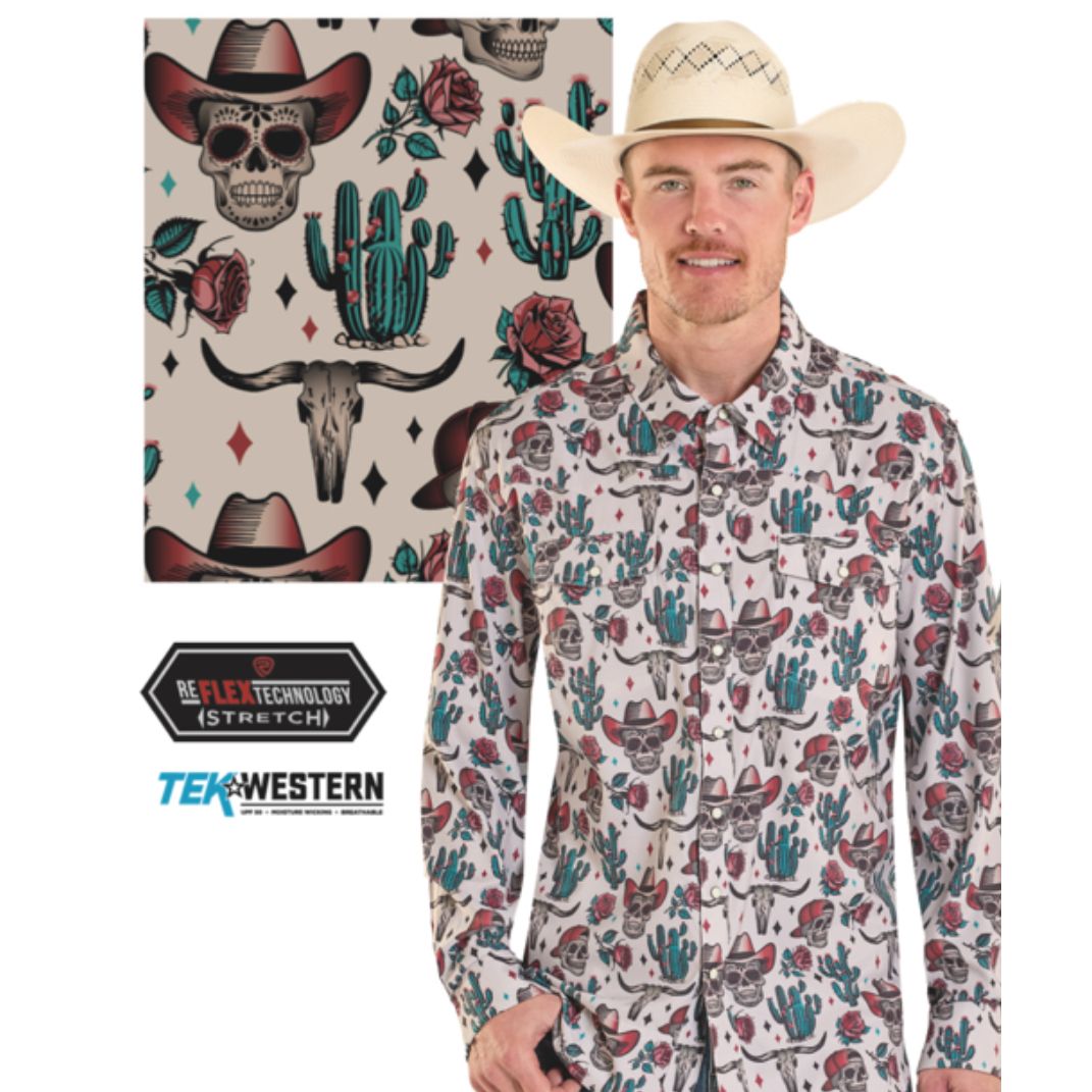 Rock & Roll Men’s, Snap Shirt BWN2S08401
