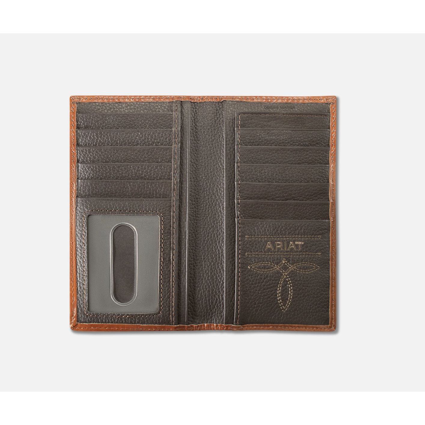 Ariat Rodeo Wallet Calfhide, Lazer Logo A3564302