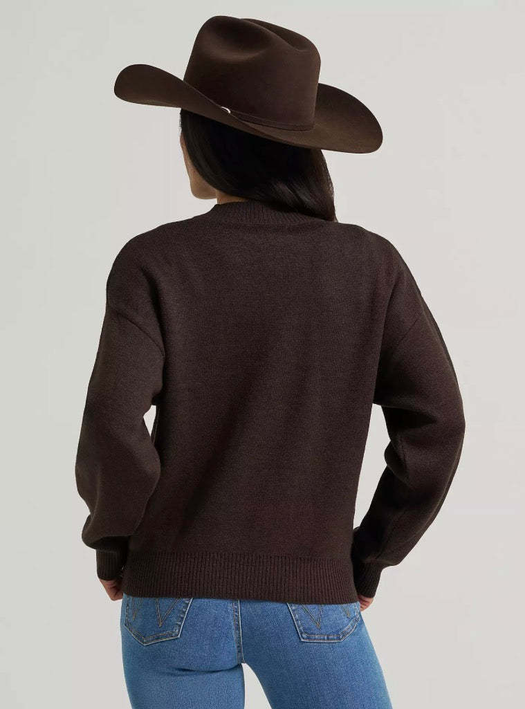 Wrangler Ladies Retro Crew-Neck Sweater 112383026