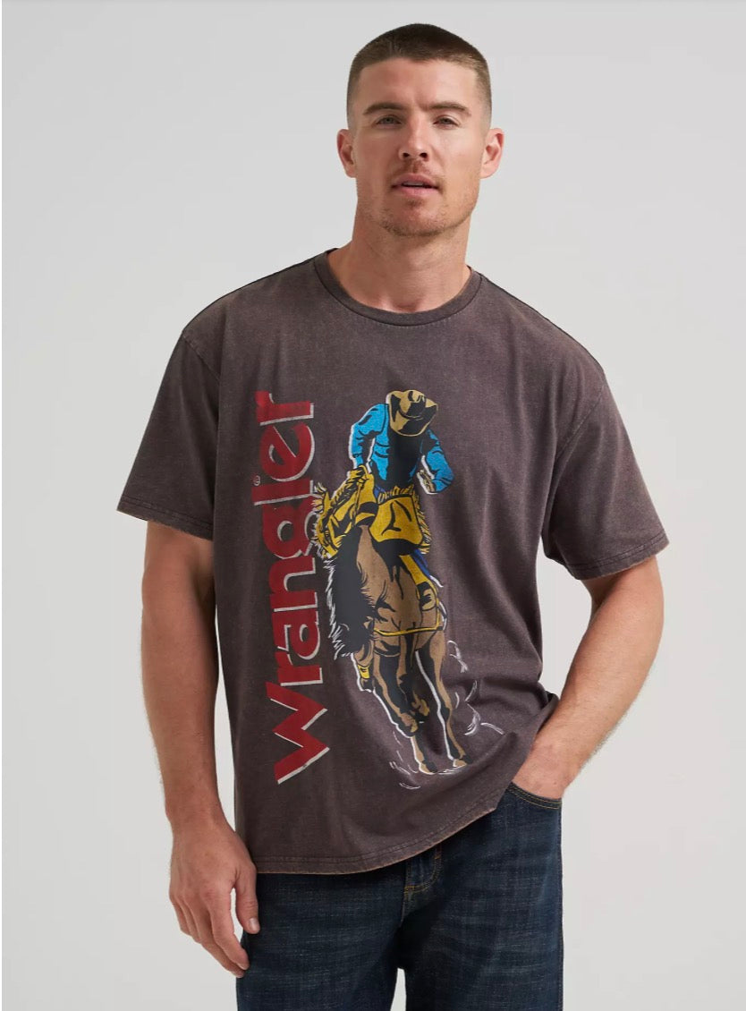 Wrangler Men's T-Shirt, Brown, 112380263