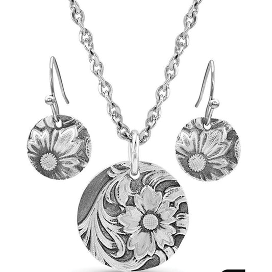 Montana Silversmiths Jewelry Set - Art of The Buckle JS4660