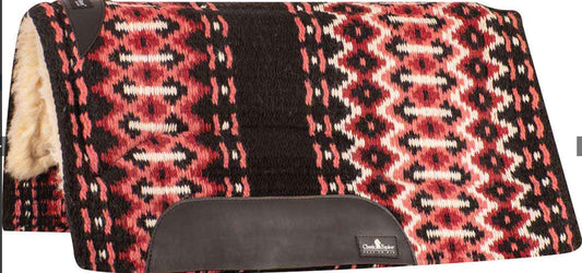 Classic Equine Wool Top Saddle Pad 32” X 34” Sensor Flex CSWFP