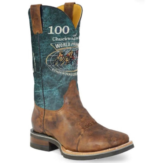 Roper Men’s Western Boot, WPCA, Square Toe, Brown 09-020-7005-1461