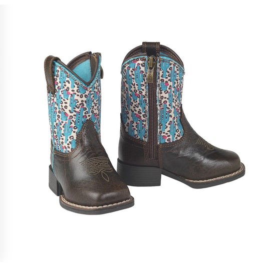 Ariat Toddler Cowboy Boot, Cactus, Square Toe, “Sonora”, A441001602