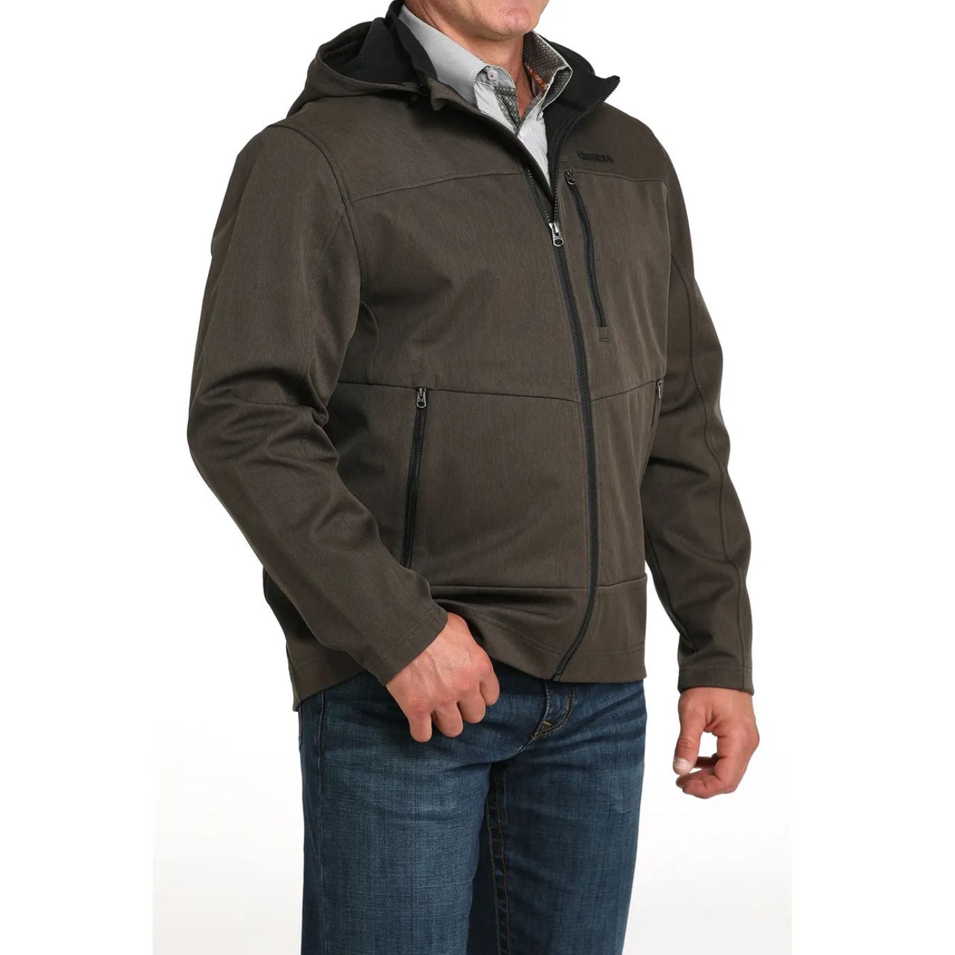 Cinch Men’s Bonded Hoodie - Olive MWJ1593006