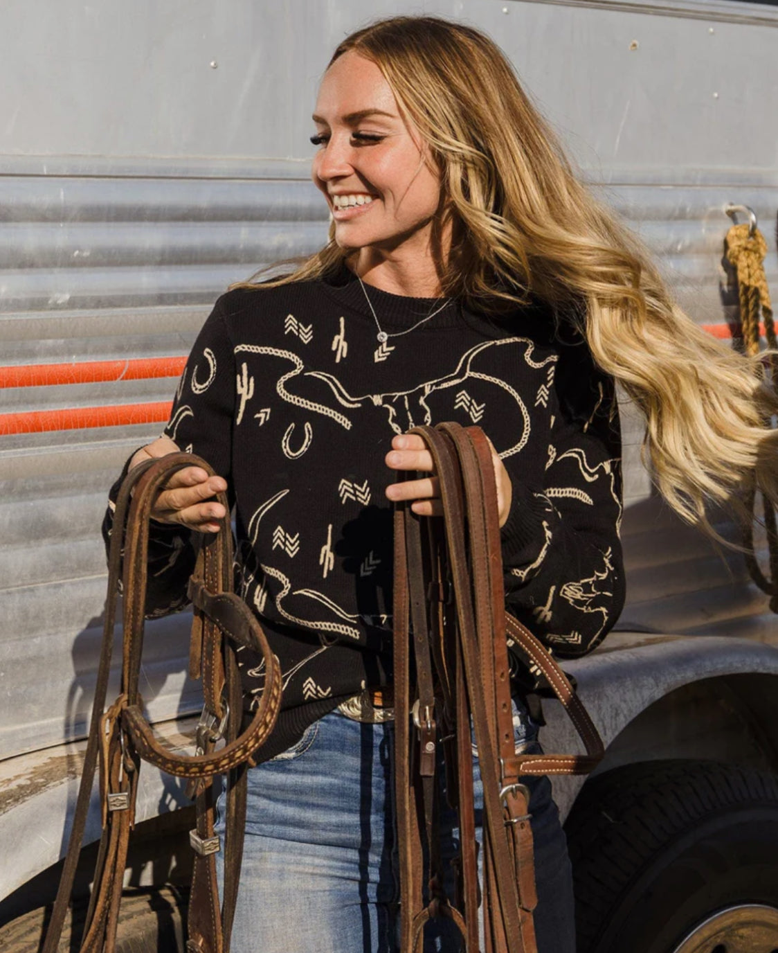 OUTBACK Ladies Ainsley Crewneck Sweater 40318