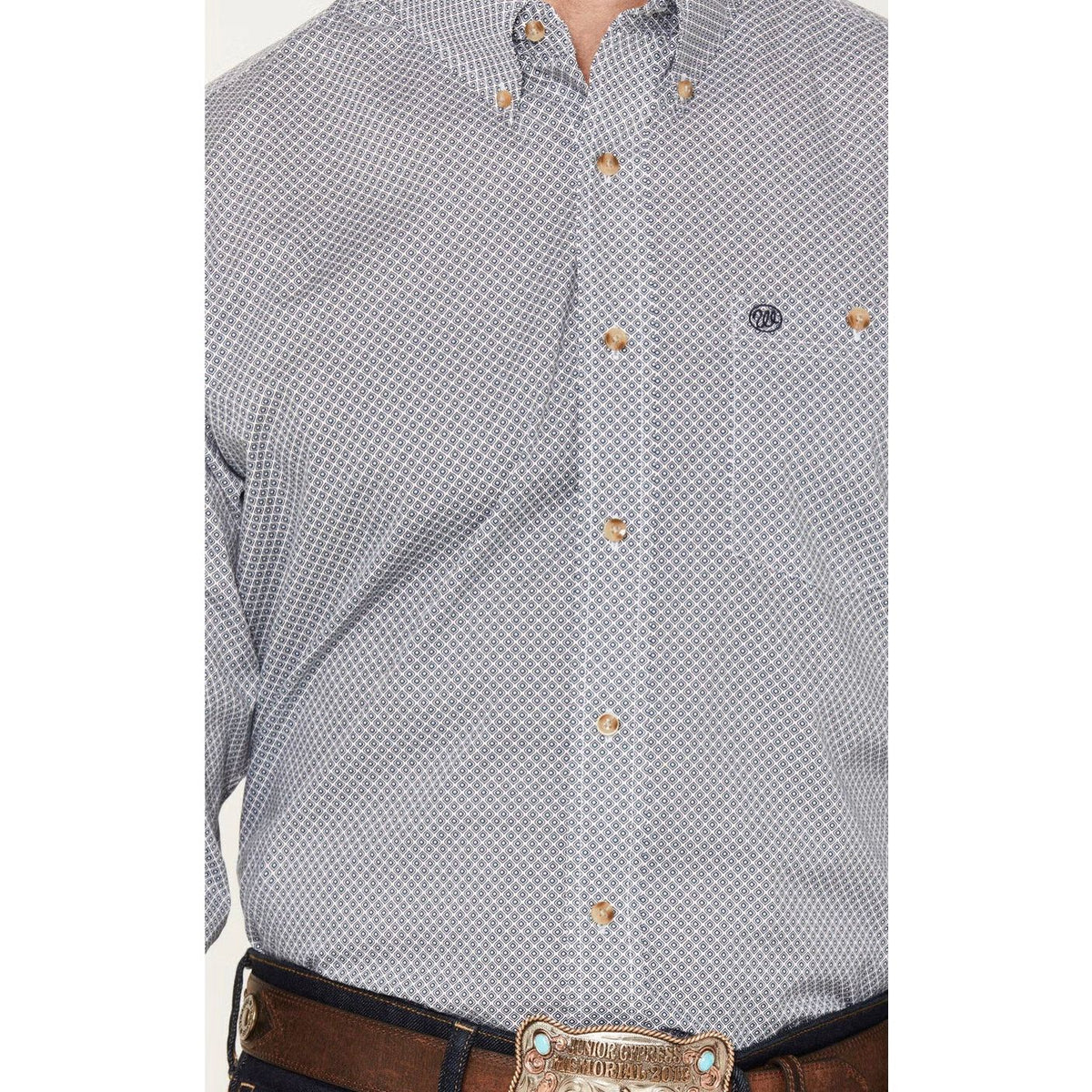 Wrangler Men's Western, Classic Fit, Button-UP Shirt 112385945
