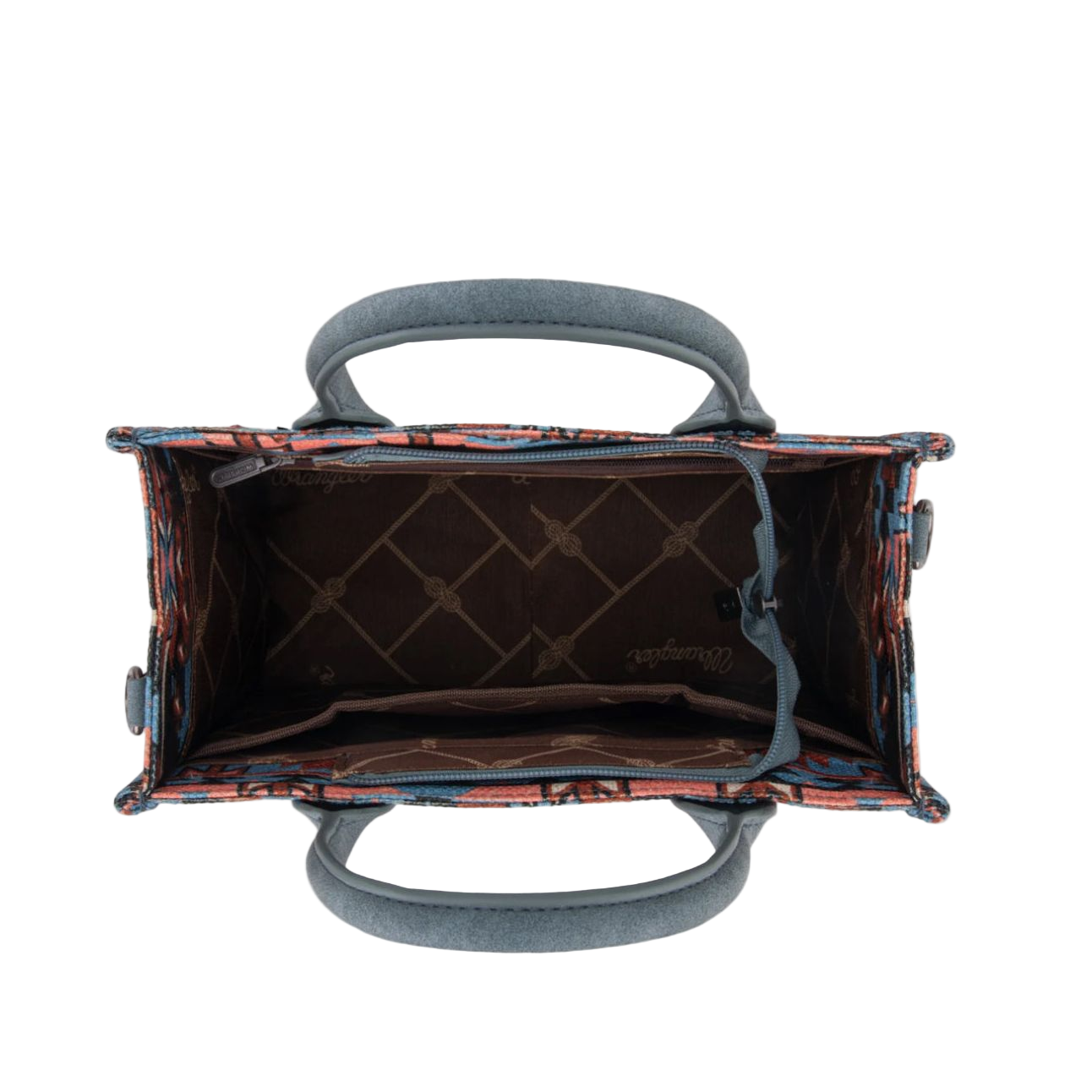 Wrangler Southwestern Pattern Dual Sided Print -Mini Tote/Crossbody WG2213-8866S