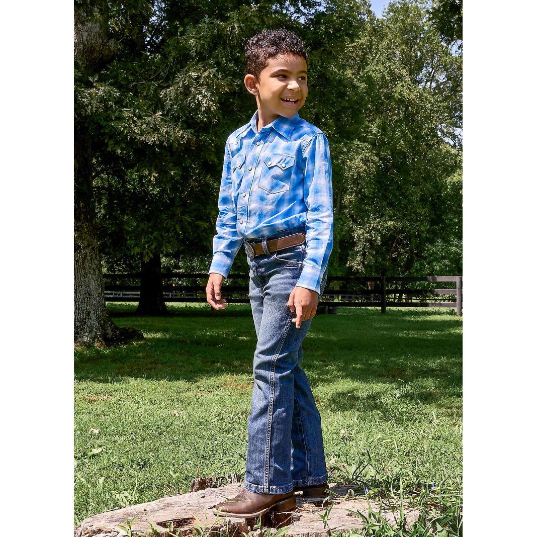 Wrangler Boys Infant to Toddler Jean - Retro, Slim Boot 112365677