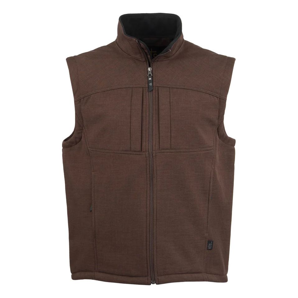 STS Mens Weston Vest Brown STS3016