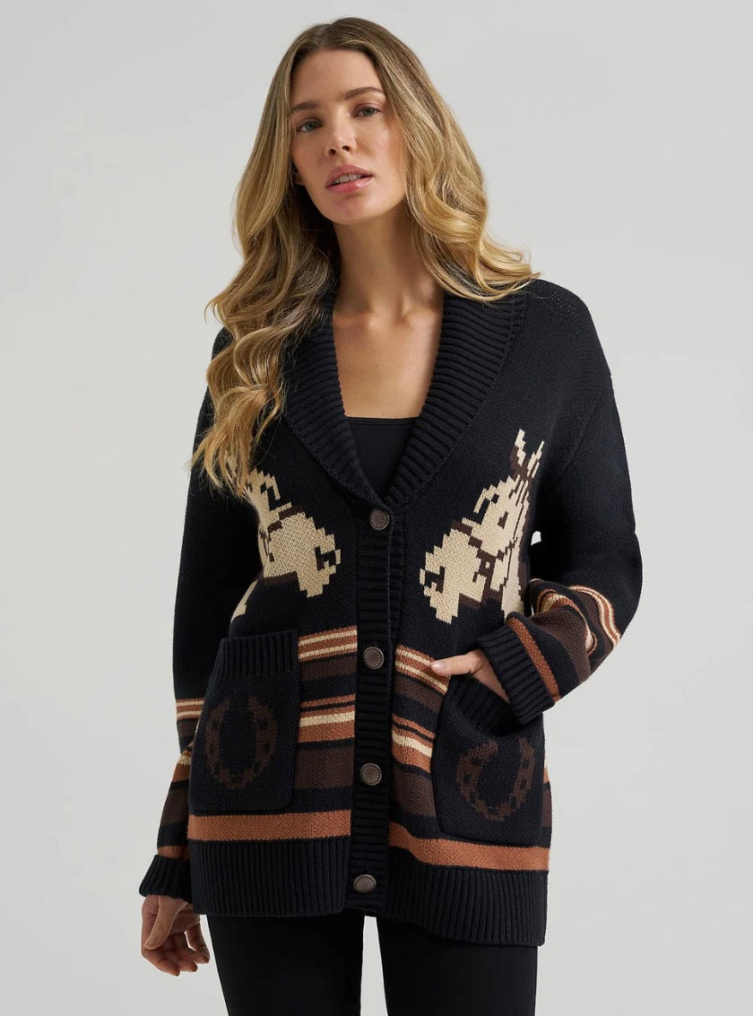 Wrangler Ladies Retro Western Cardigan 112385438