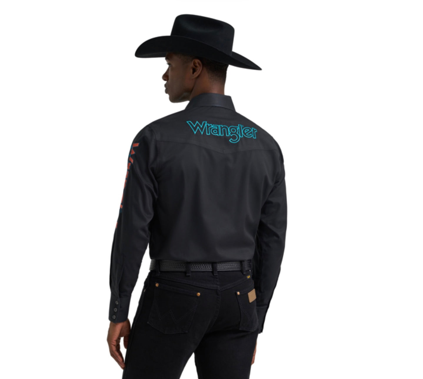 Wrangler Men's Classic Fit Long Sleeve ,Black, 112381987