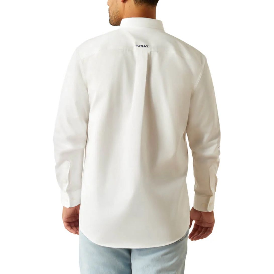 Ariat Men’s Western Shirt, Long Sleeve Button Up, Team Logo, Twill 10059132