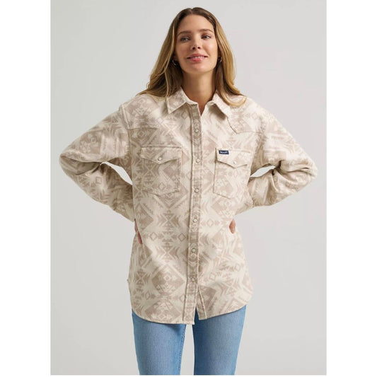 Wrangler Ladies Retro Boyfriend Snap Shirt 112383027
