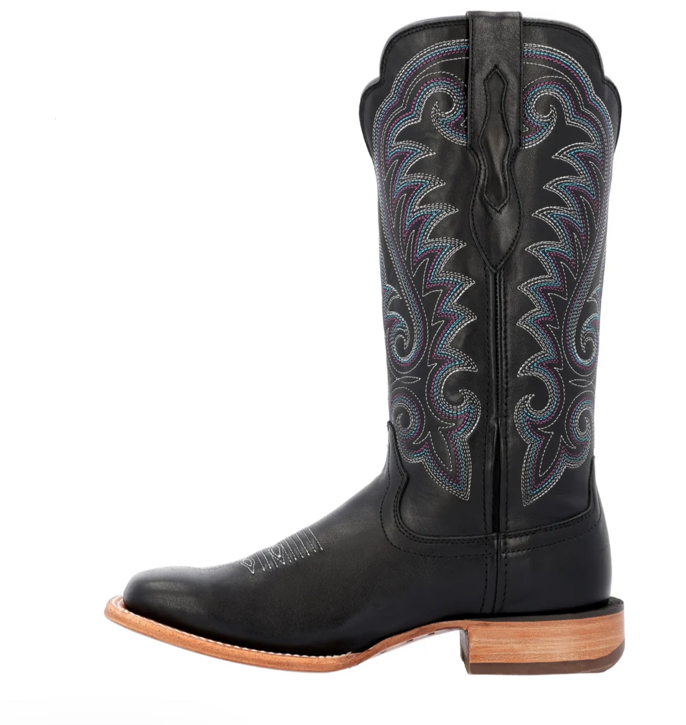 Durango Ladies Western Boot, Arena Elite,  Black Mulberry, Square Toe DRD0457
