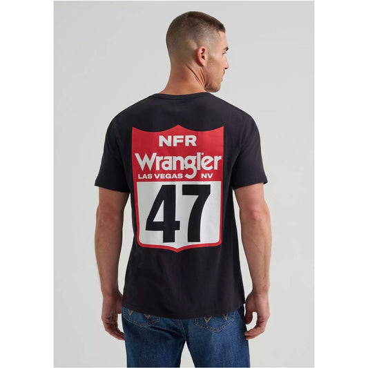 Wrangler Men's T-Shirt, Black, 112383930